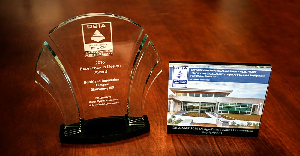 Hoefer Welker receives two DBIA design-build awards.