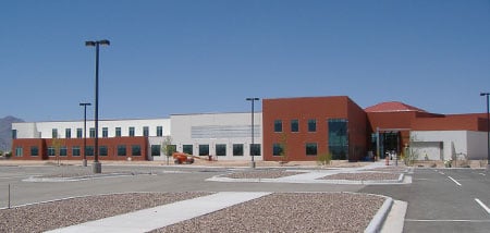 Troop Medical Clinic in Ft. Bliss, Texas exterior shot