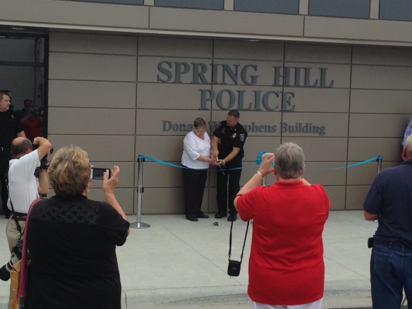 Spring Hill Police Station Dedication Ceremony