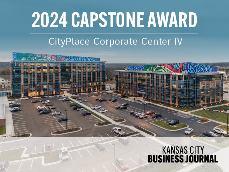 2024 Capstone Real Estate Award Kansas City Business Journal | CityPlace IV
