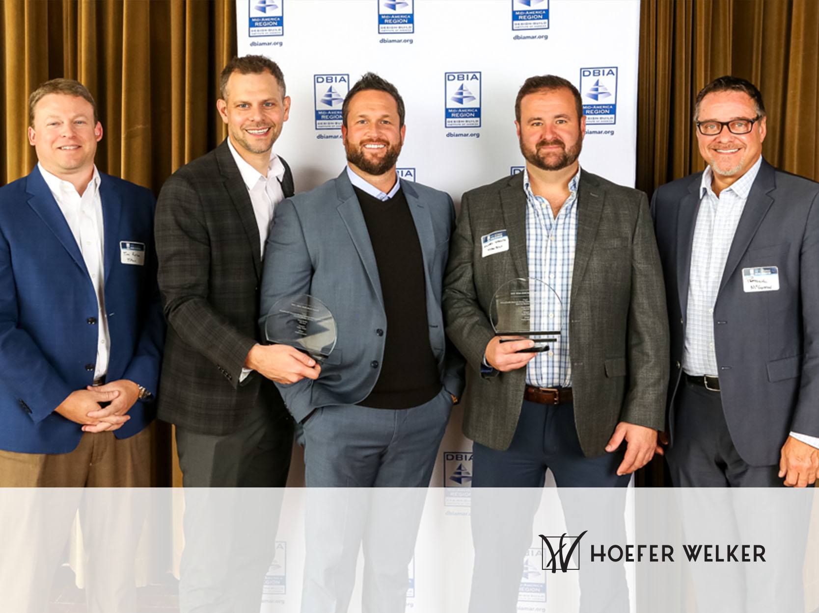 Two Hoefer Welker healthcare facilities receive DBIA-MAR awards