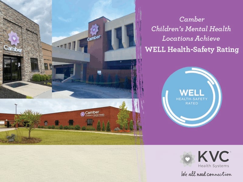 Camber Mental Health Locations Achieve WELL Health-Safety Rating