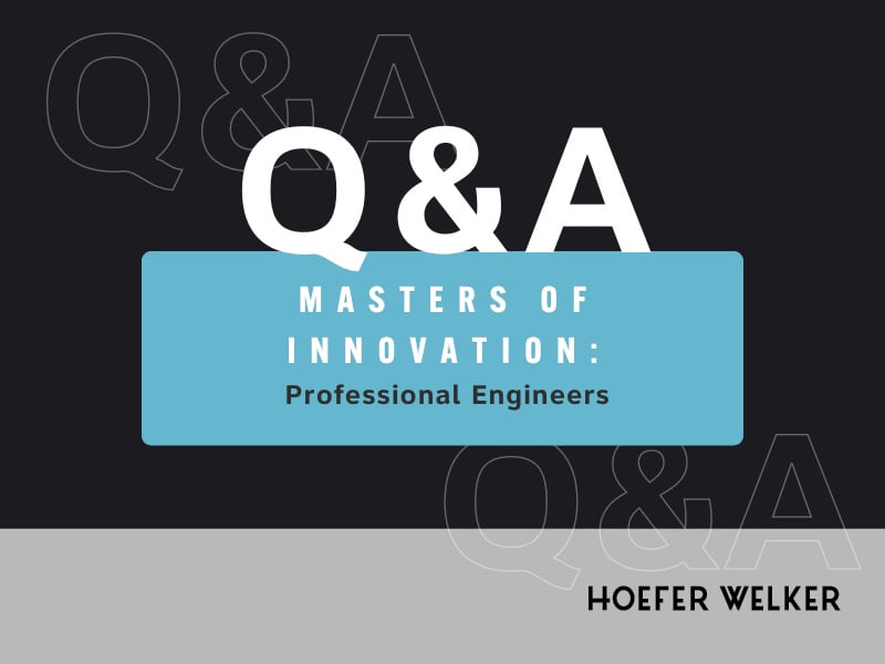 Q&A Masters of Innovation: Professional Engineers